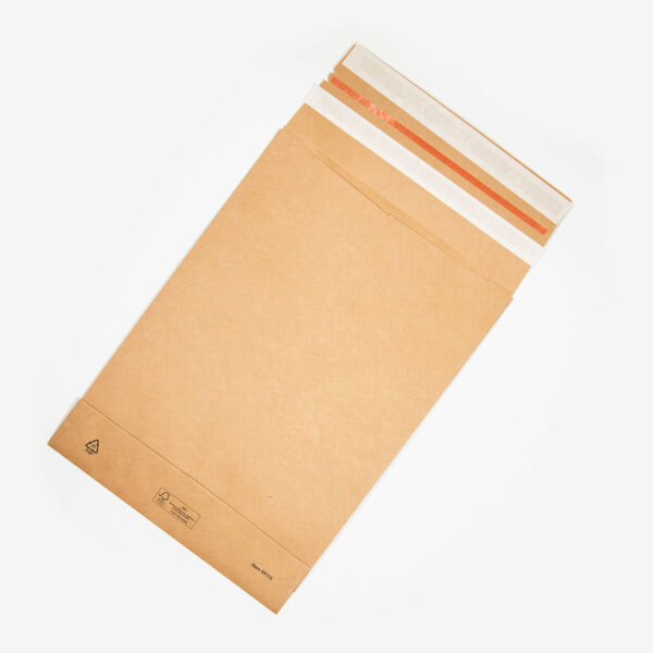 Koperta papierowa ecommerce, papieropak, block bottom 350x250x50 mm B4/BB