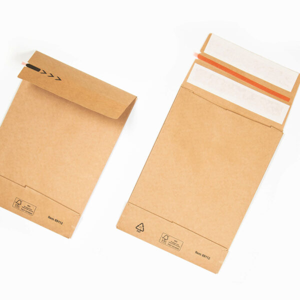 Koperta papierowa ecommerce, papieropak, block bottom 162x229x40 mm C5/BB