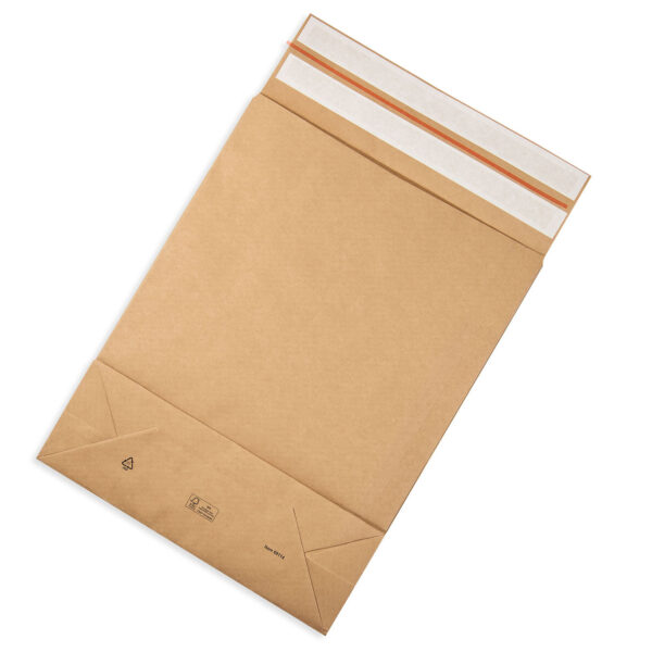 Koperta papierowa ecommerce, papieropak, block bottom 450x350x120 mm M+/BB