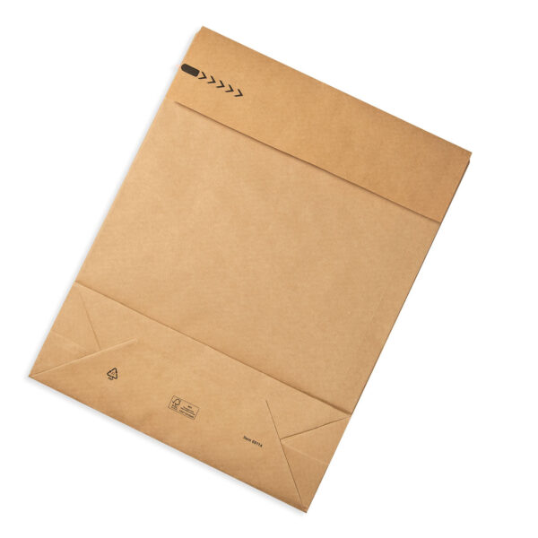 Koperta papierowa ecommerce, 450x350x80 mm papieropak, block bottom M